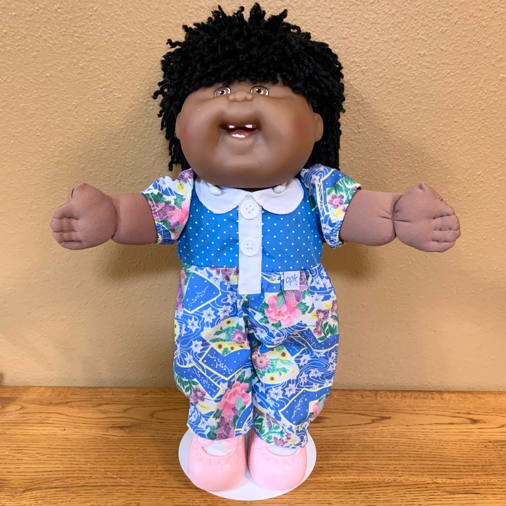 Vintage Cabbage Patch Kids Doll HM19 AA Girl Transitional First Edition